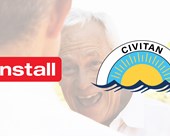 Tunstall gir en donasjon på 5000 kroner til Civitan Norges forskningsfond for Alzheimers sykdom